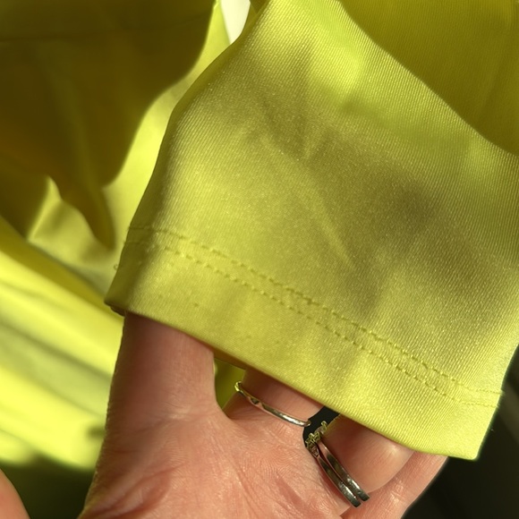 Black Halo Moss Neon Yellow Mini Dress - Picture 6 of 7